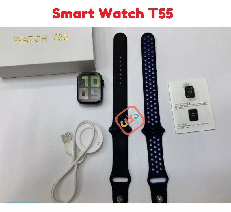اشترى عرض Smart Watch T55 + Airpods i12 بسعر الجمله