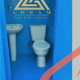 حمام متنقل الاهرام للفيبر جلاس بالتجهيزات